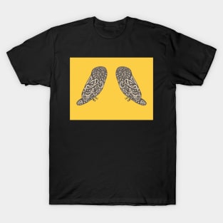 The Day of the Owls - Bold Yellow T-Shirt